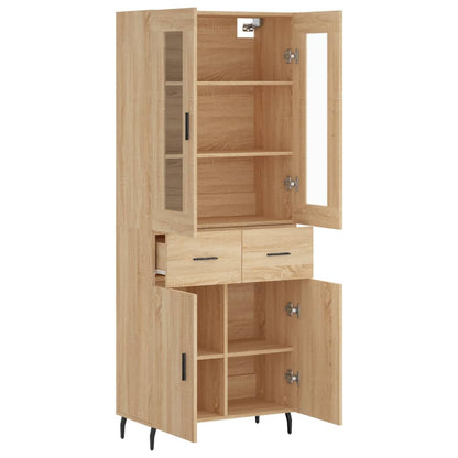 Skåp Sonoma Ek 69,5x34x180 cm