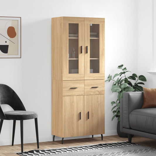 Skåp Sonoma Ek 69,5x34x180 cm