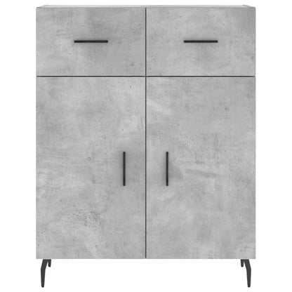 Skåp Betonggrå 69,5x34x180 cm