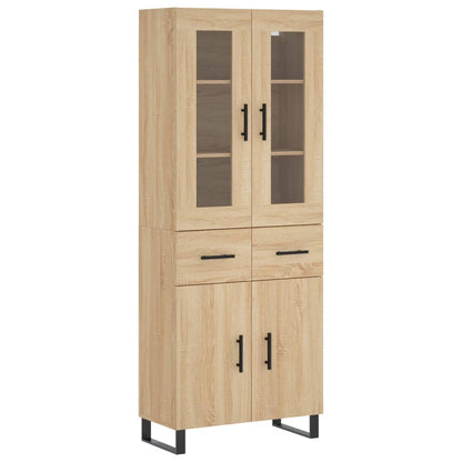 Skåp Sonoma Ek 69,5x34x180 cm