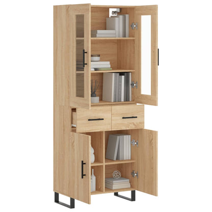 Skåp Sonoma Ek 69,5x34x180 cm