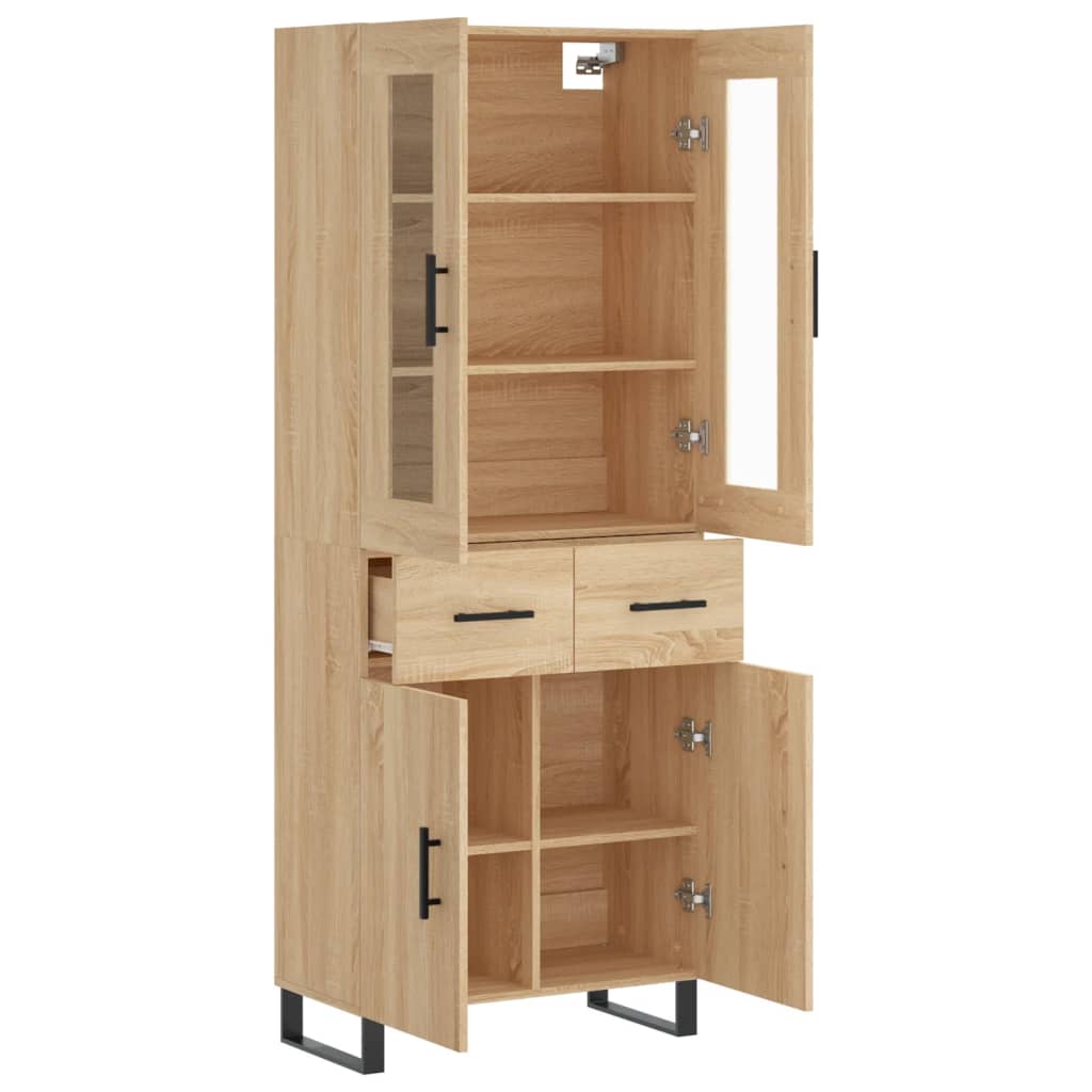 Skåp Sonoma Ek 69,5x34x180 cm