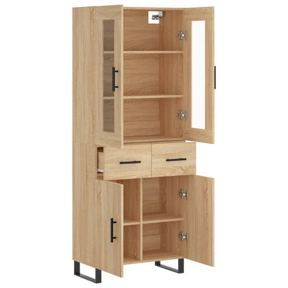 Skåp Sonoma Ek 69,5x34x180 cm