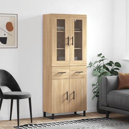 Skåp Sonoma Ek 69,5x34x180 cm