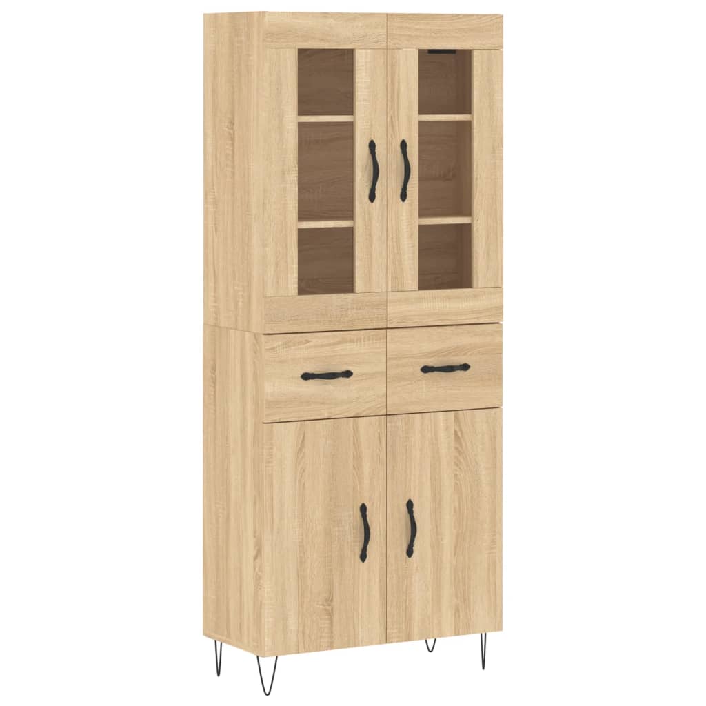 Skåp Sonoma Ek 69,5x34x180 cm