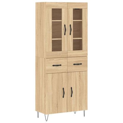 Skåp Sonoma Ek 69,5x34x180 cm