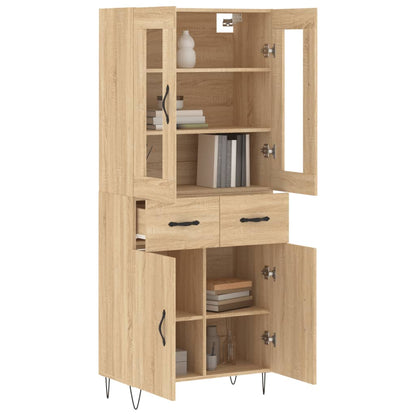 Skåp Sonoma Ek 69,5x34x180 cm