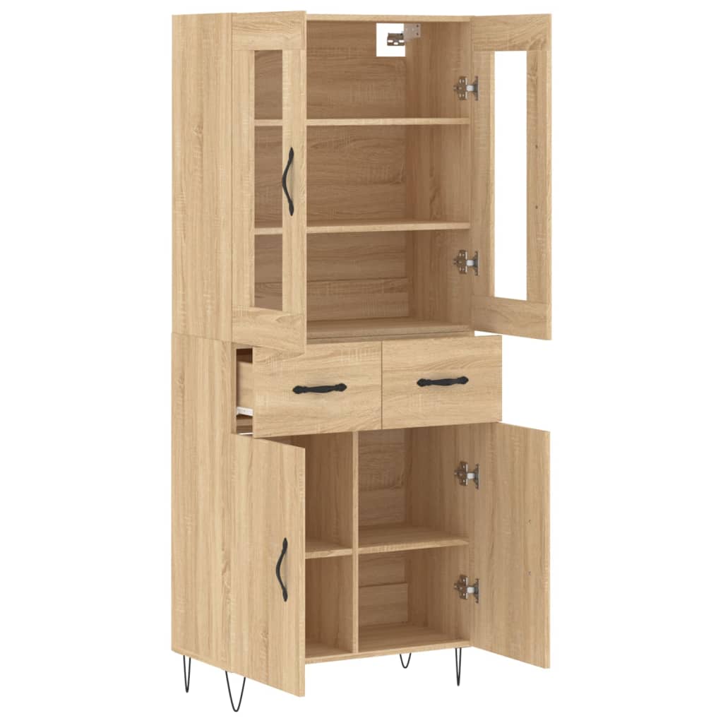 Skåp Sonoma Ek 69,5x34x180 cm