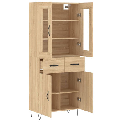 Skåp Sonoma Ek 69,5x34x180 cm