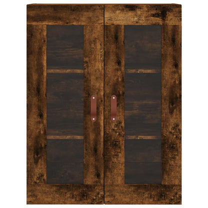 Skåp Rökfärgad Ek 69,5x34x180 cm