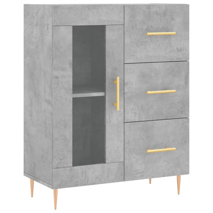 Skåp Betonggrå 69,5x34x180 cm