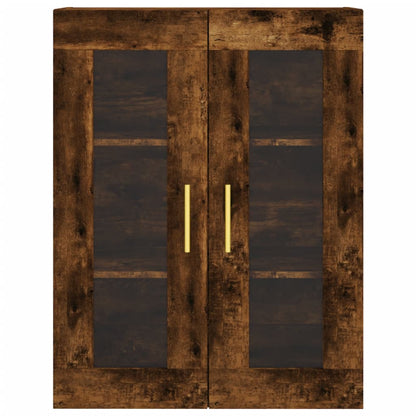 Skåp Rökfärgad Ek 69,5x34x180 cm