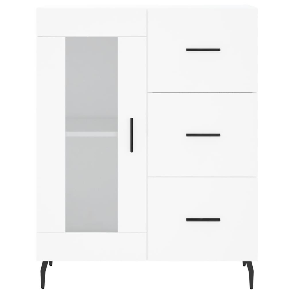 Skåp Vit 69,5x34x180 cm