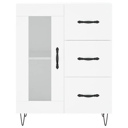 Skåp Vit 69,5x34x180 cm