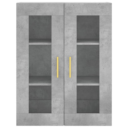 Skåp Betonggrå 69,5x34x180 cm