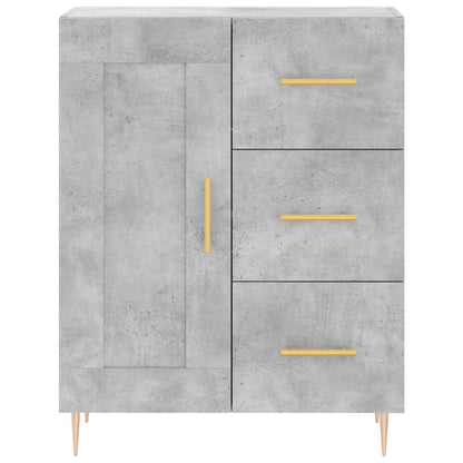 Skåp Betonggrå 69,5x34x180 cm