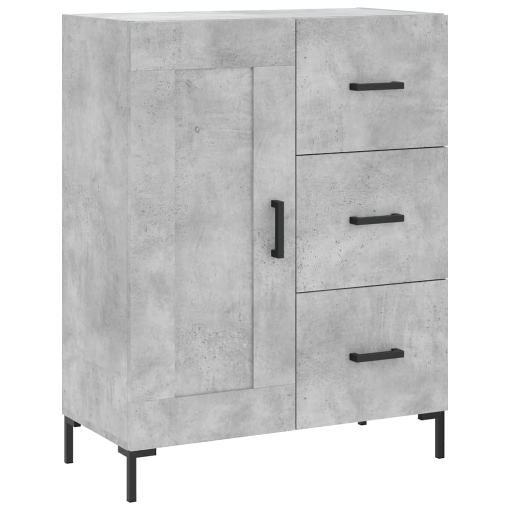 Skåp Betonggrå 69,5x34x180 cm