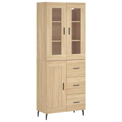 Skåp Sonoma Ek 69,5x34x180 cm