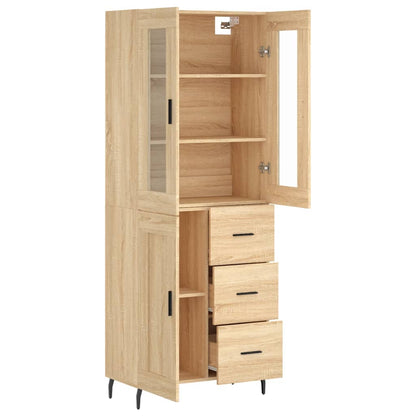 Skåp Sonoma Ek 69,5x34x180 cm