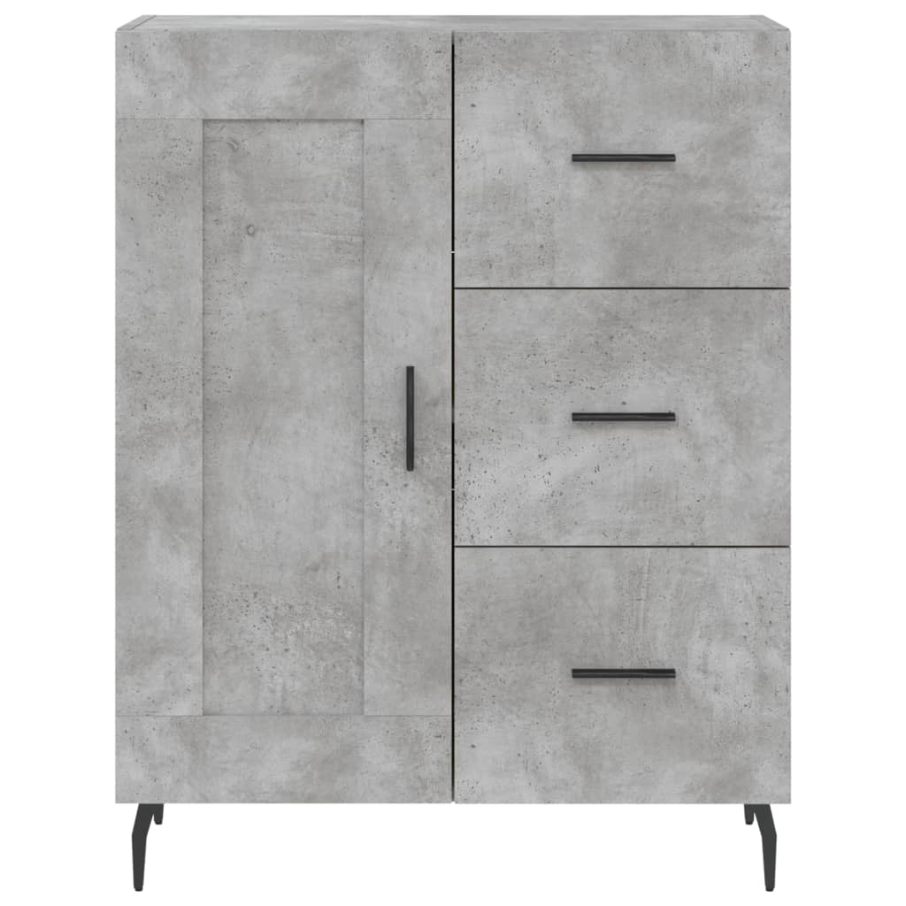 Skåp Betonggrå 69,5x34x180 cm