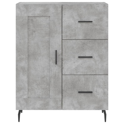 Skåp Betonggrå 69,5x34x180 cm