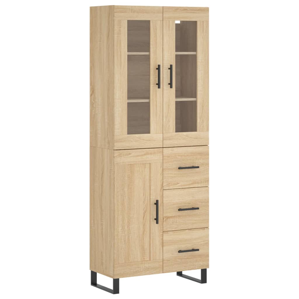 Skåp Sonoma Ek 69,5x34x180 cm