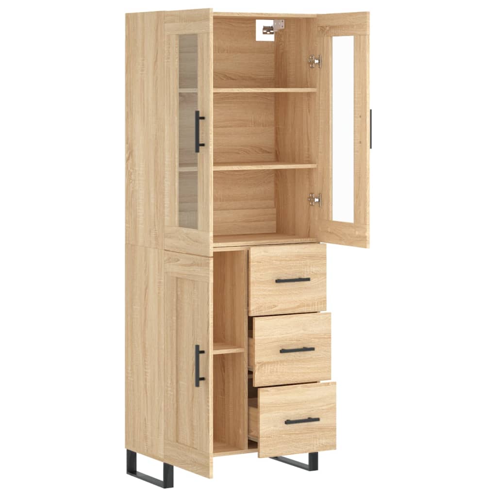 Skåp Sonoma Ek 69,5x34x180 cm