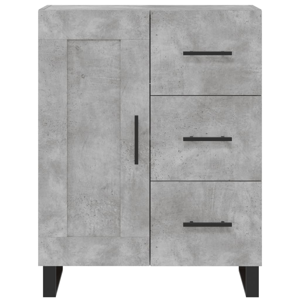 Skåp Betonggrå 69,5x34x180 cm