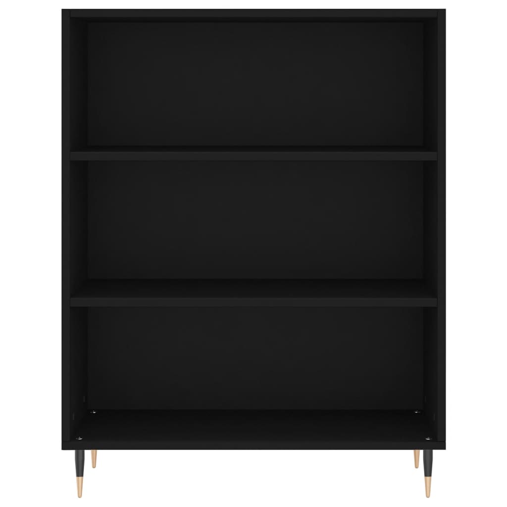 Skåp Svart 69,5x34x180 cm