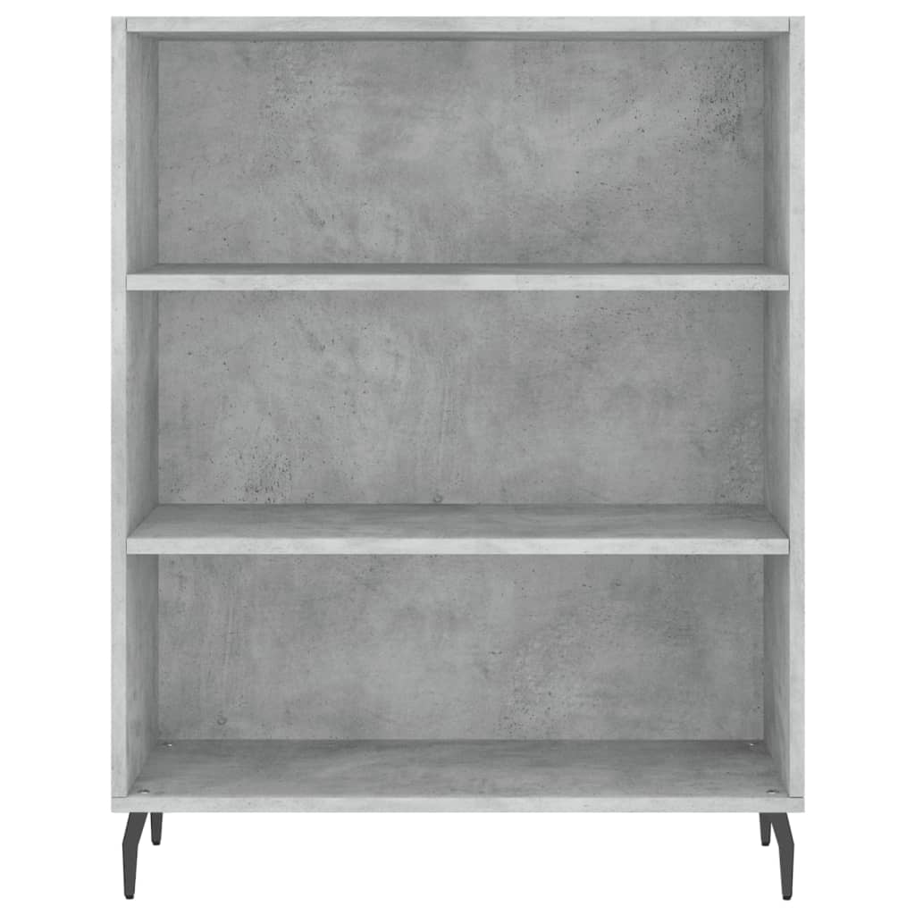 Skåp Betonggrå 69,5x34x180 cm