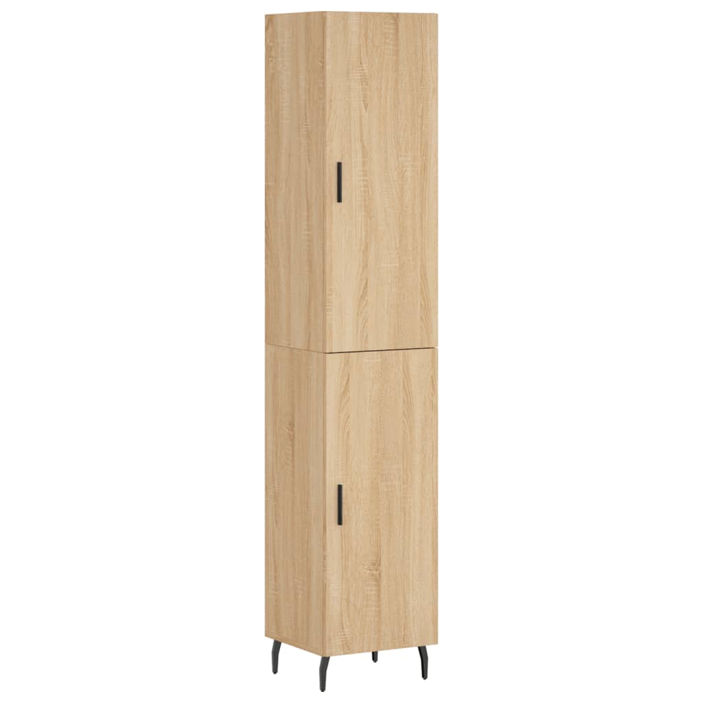 Skåp Sonoma Ek 34,5x34x180 cm