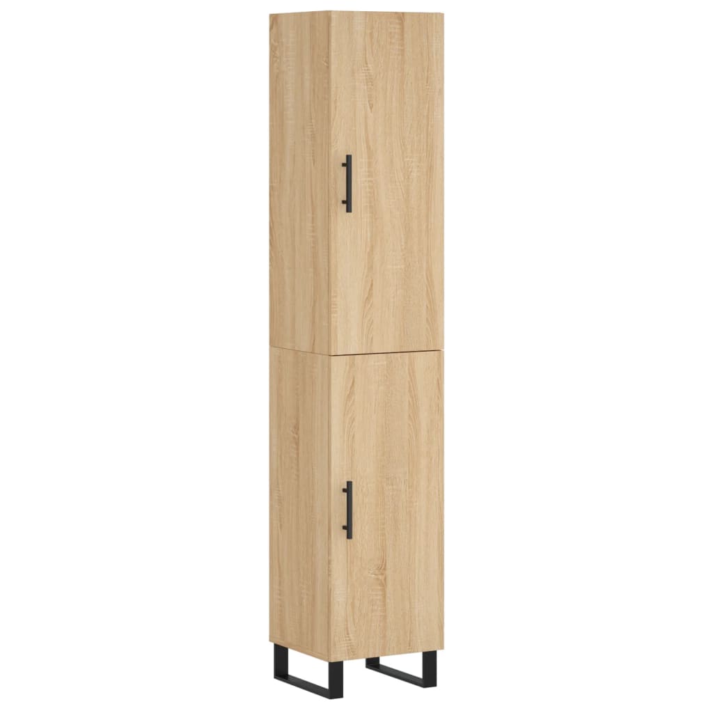 Skåp Sonoma Ek 34,5x34x180 cm