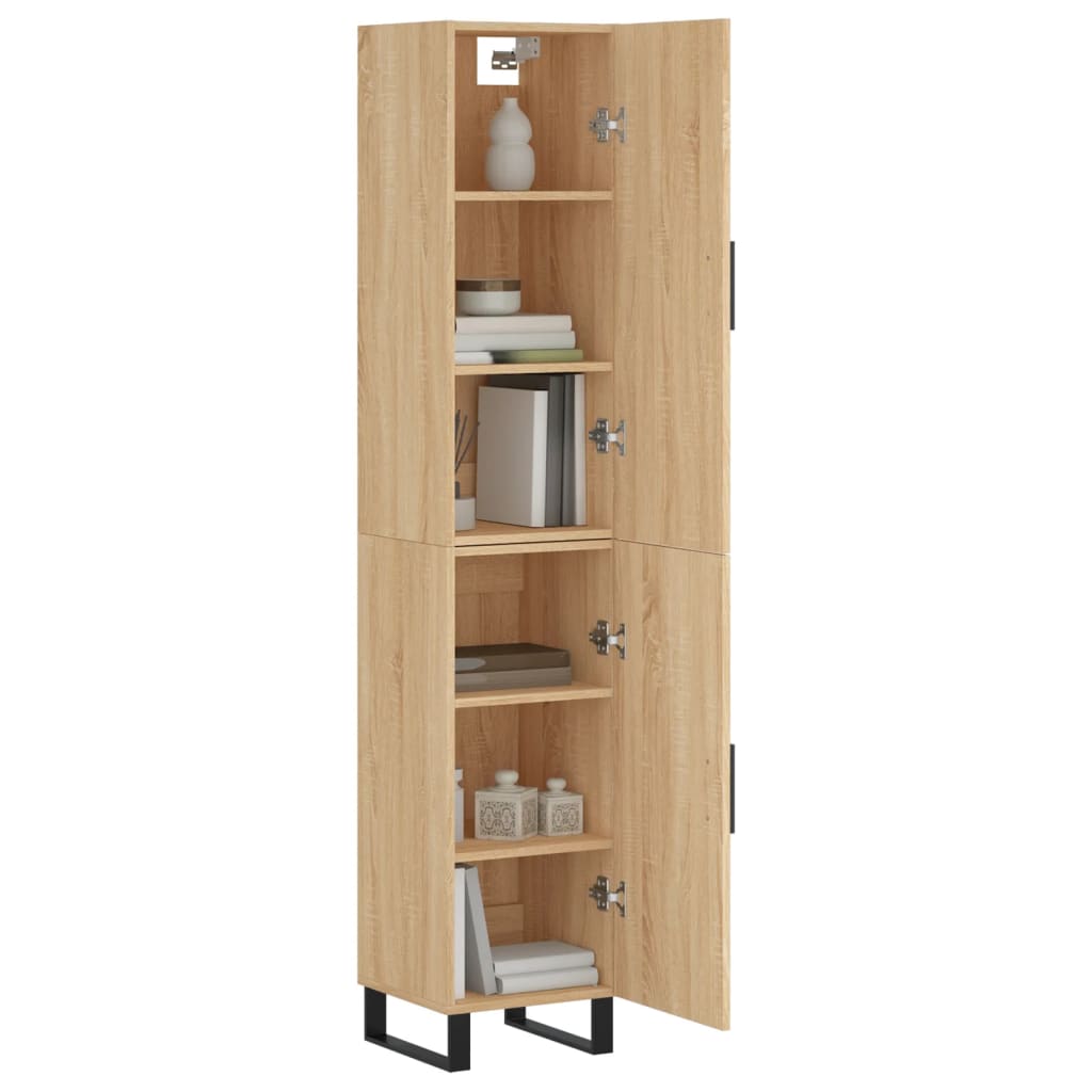 Skåp Sonoma Ek 34,5x34x180 cm