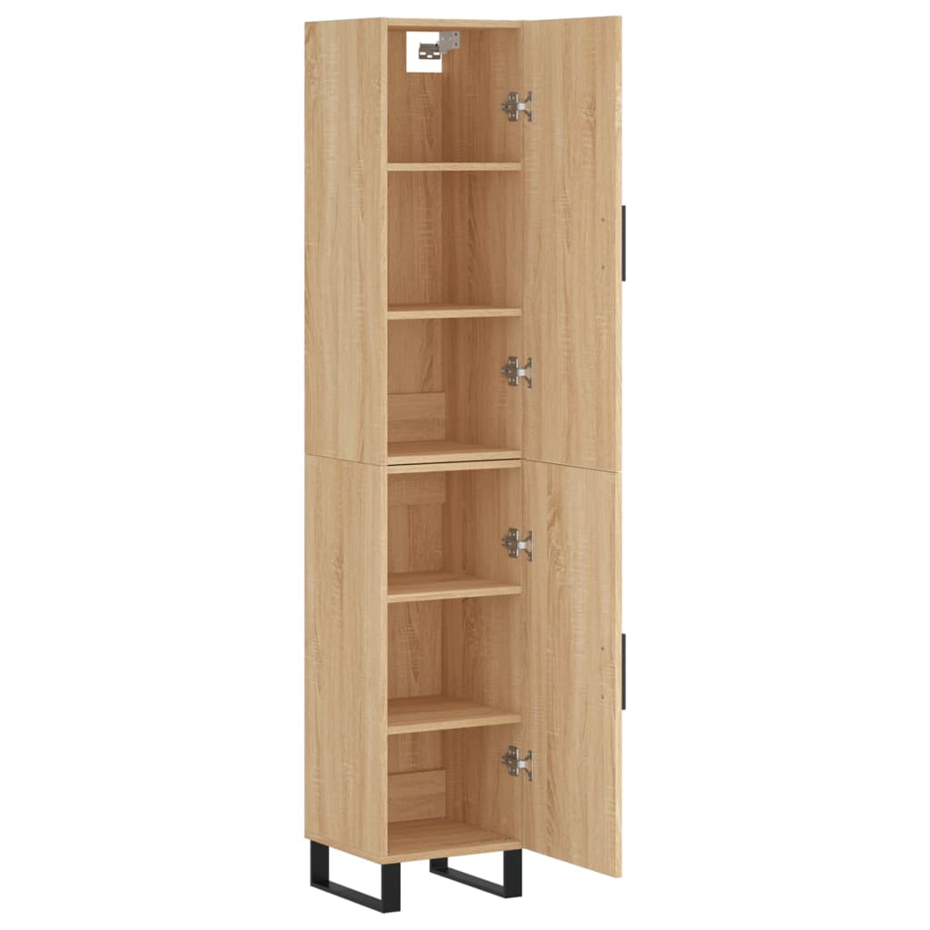 Skåp Sonoma Ek 34,5x34x180 cm