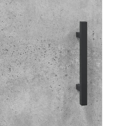 Skåp Betonggrå 34,5x34x180 cm