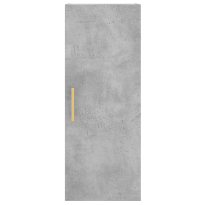 Skåp Betonggrå 34,5x34x180 cm