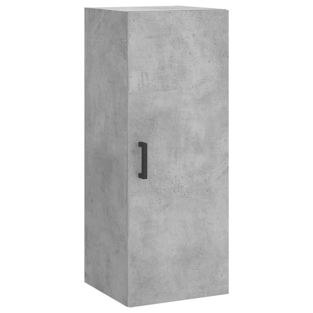 Skåp Betonggrå 34,5x34x180 cm