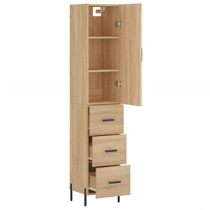 Skåp Sonoma Ek 34,5x34x180 cm