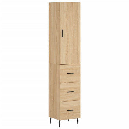 Skåp Sonoma Ek 34,5x34x180 cm