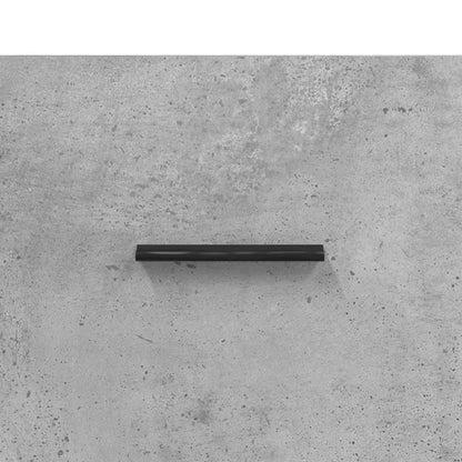 Skåp Betonggrå 34,5x34x180 cm