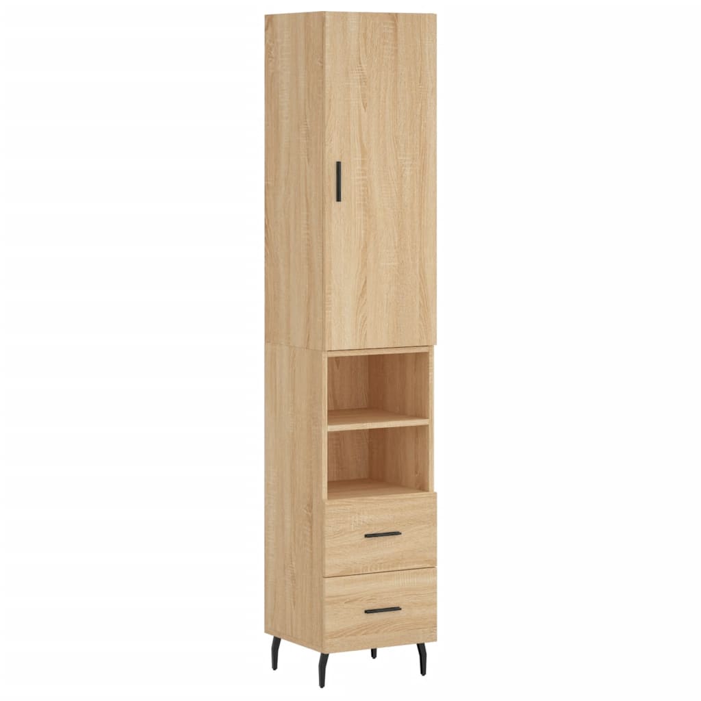 Skåp Sonoma Ek 34,5x34x180 cm