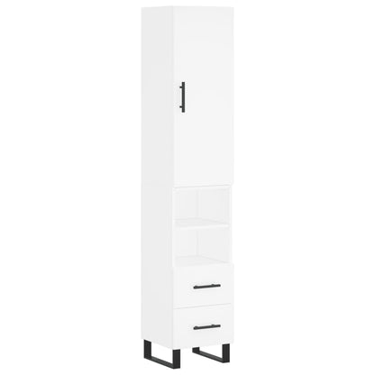 Skåp Vit 34,5x34x180 cm