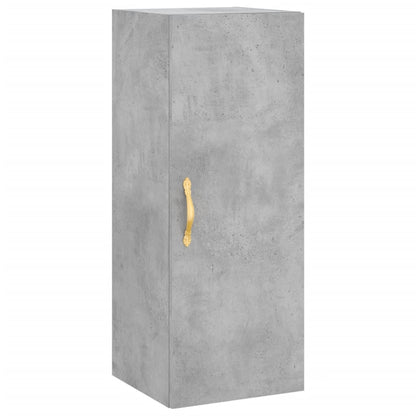 Skåp Betonggrå 34,5x34x180 cm
