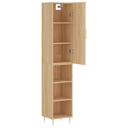 Skåp Sonoma Ek 34,5x34x180 cm