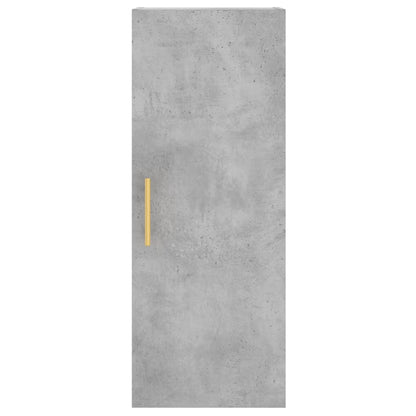 Skåp Betonggrå 34,5x34x180 cm