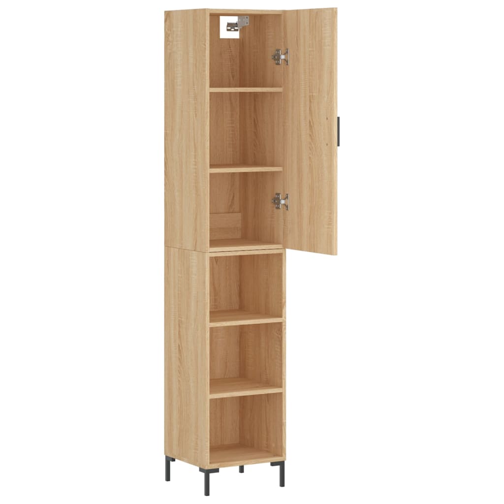 Skåp Sonoma Ek 34,5x34x180 cm