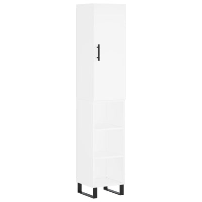 Skåp Vit 34,5x34x180 cm