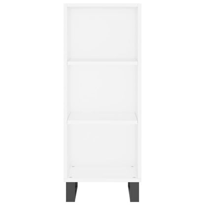 Skåp Vit 34,5x34x180 cm