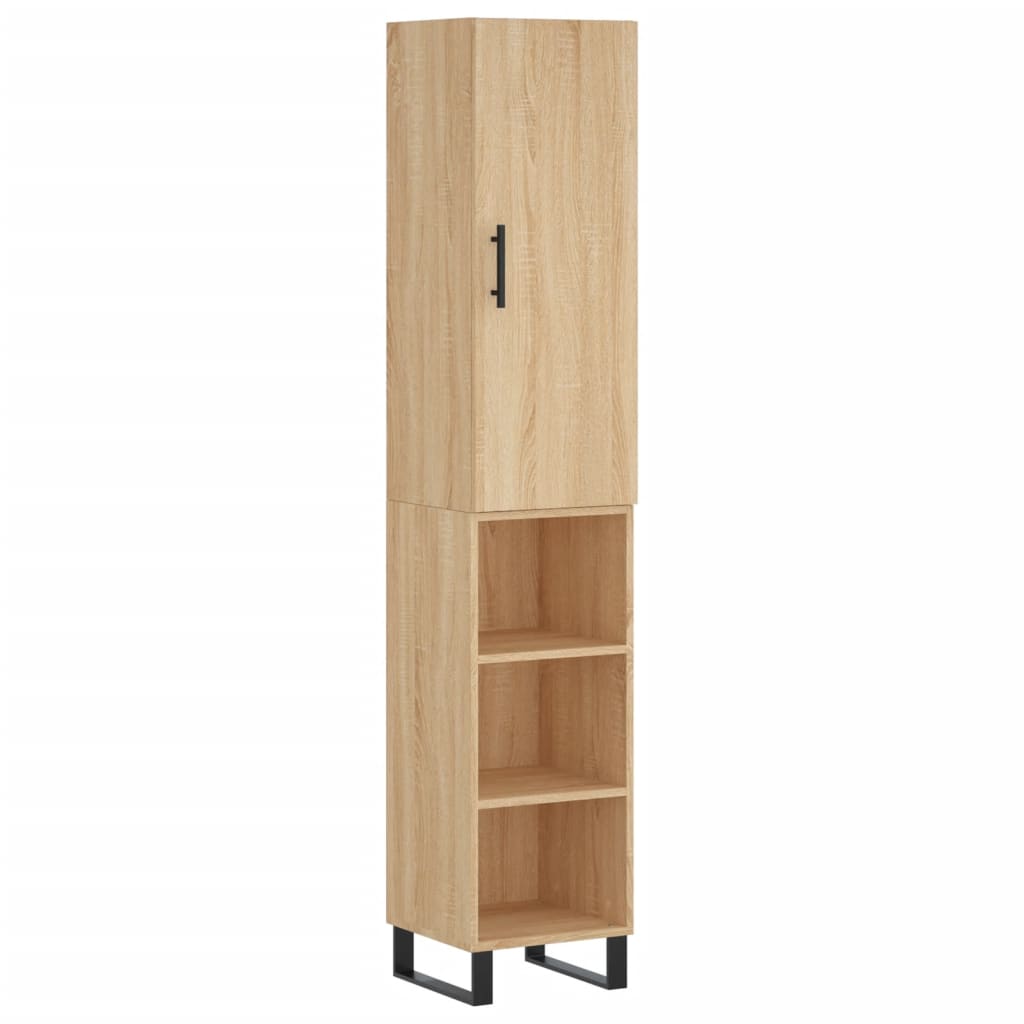 Skåp Sonoma Ek 34,5x34x180 cm