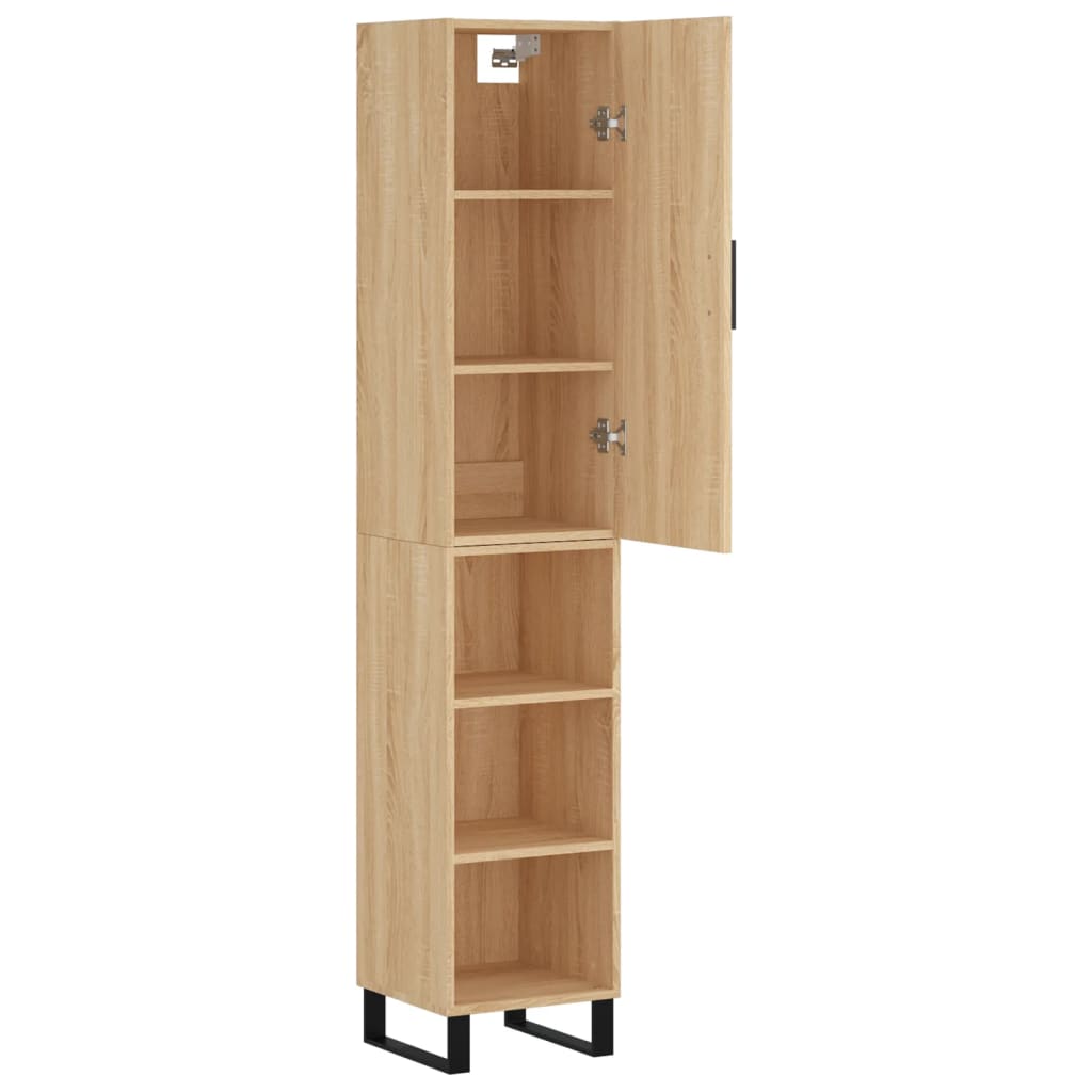 Skåp Sonoma Ek 34,5x34x180 cm